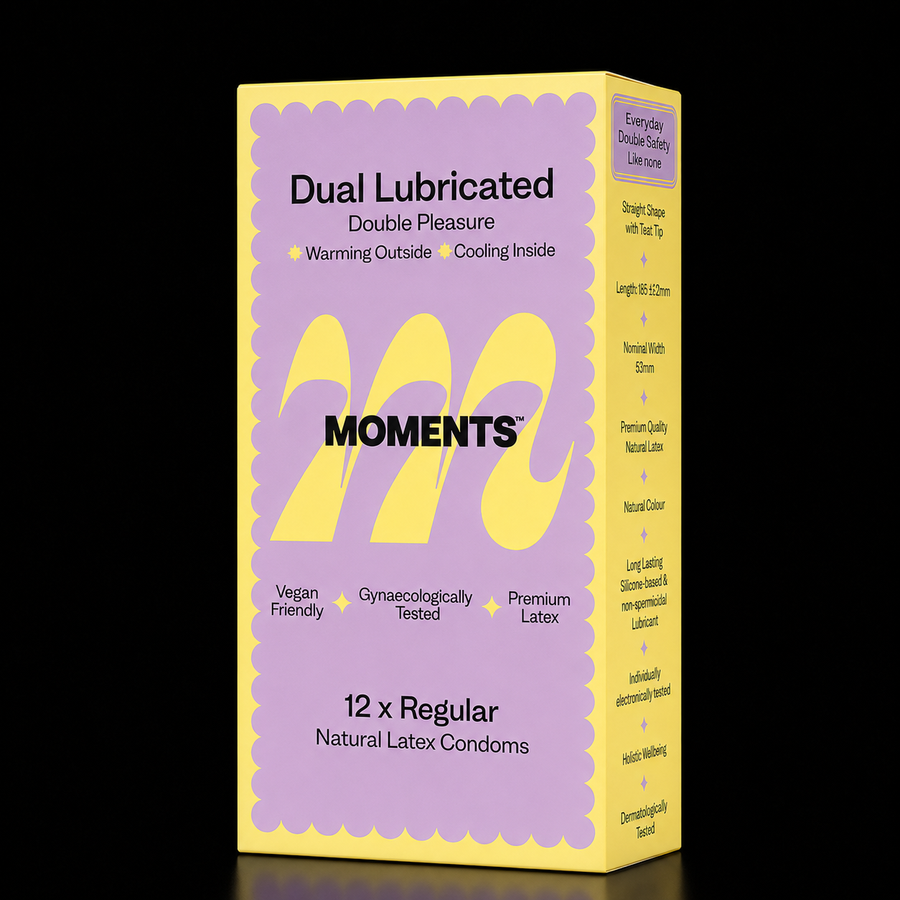 Moments Dual Lubricated Condoms 12 Pack